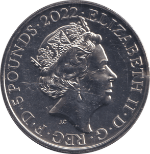 2022 BRILLIANT UNCIRCULATED £5 COIN THE QUEENS REIGN BU - £5 BU - Cambridgeshire Coins