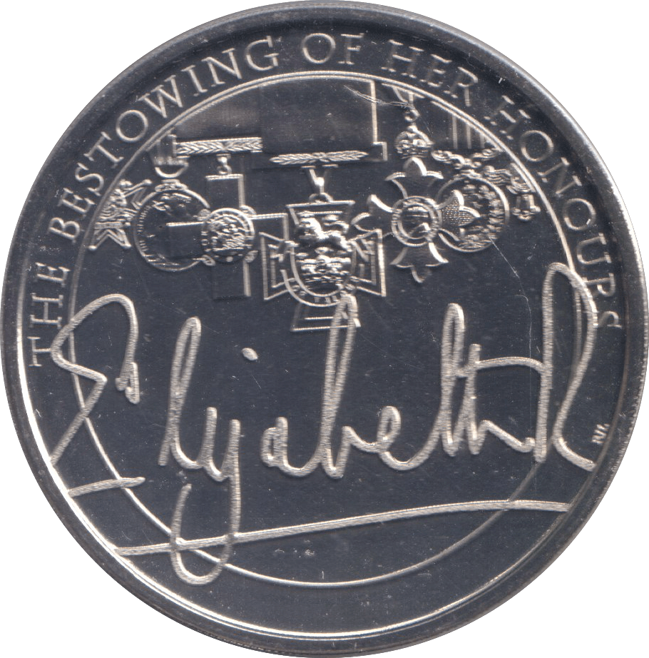 2022 BRILLIANT UNCIRCULATED £5 COIN THE QUEENS REIGN FOUNTAIN OF HONOUR BU - £5 BU - Cambridgeshire Coins