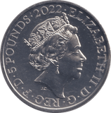 2022 BRILLIANT UNCIRCULATED £5 COIN THE QUEENS REIGN FOUNTAIN OF HONOUR BU - £5 BU - Cambridgeshire Coins