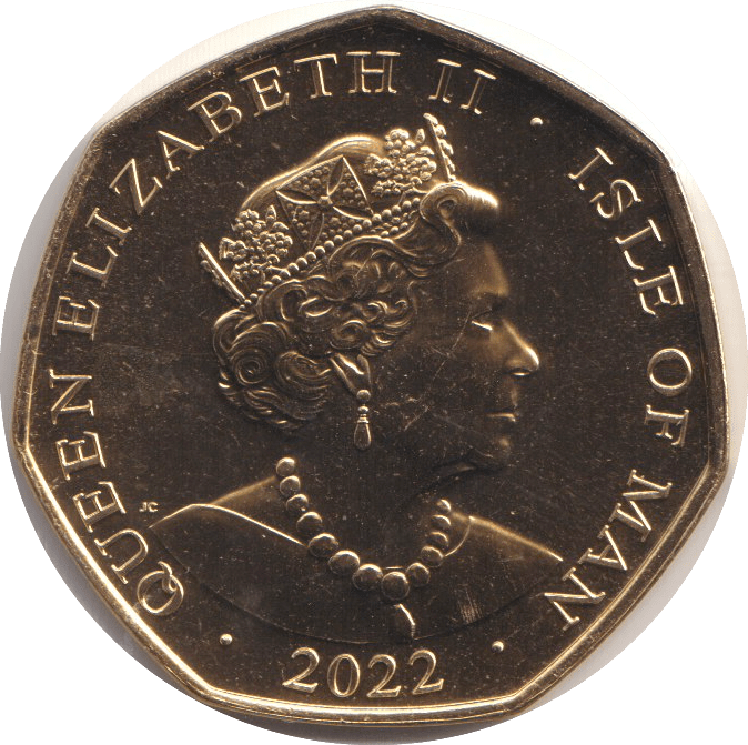 2022 BU 50P GOD SAVE THE QUEEN - WORLD COINS - Cambridgeshire Coins
