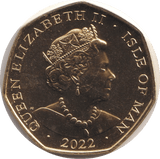2022 BU 50P GOD SAVE THE QUEEN - WORLD COINS - Cambridgeshire Coins