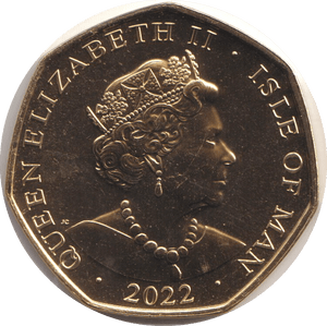 2022 BU 50P HEAD OF THE HOUSE OF WINDSOR - WORLD COINS - Cambridgeshire Coins