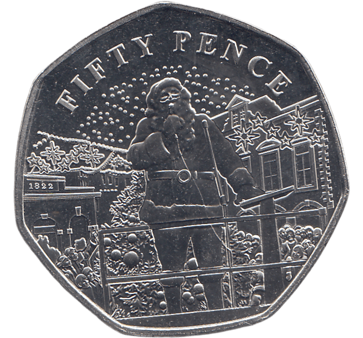 2022 CHRISTMAS 50P CHRISTMAS LIGHTS SWITCH ON ( BU ) - 50p BU - Cambridgeshire Coins