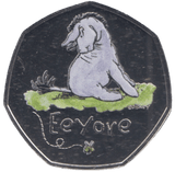 2022 COLOURED 50P EEYORE WINNIE THE POOH - 50p BU - Cambridgeshire Coins