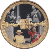 2022 CROWN GIBRALTAR - ELIZABETH AND PHILIP 1 - WORLD COINS - Cambridgeshire Coins