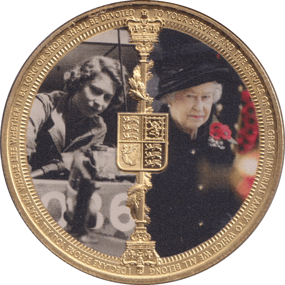 2022 CROWN GIBRALTAR - QUEEN ELIZABETH 1 - WORLD COINS - Cambridgeshire Coins