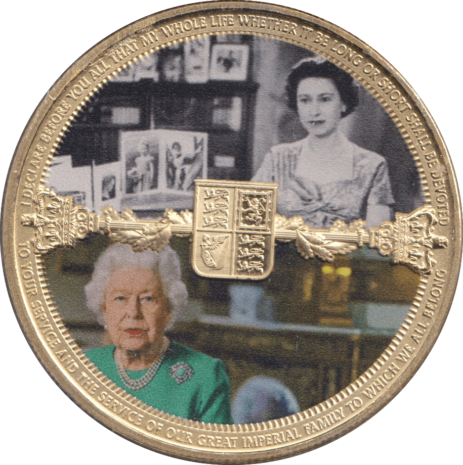 2022 CROWN GIBRALTAR - QUEEN ELIZABETH 2 - WORLD COINS - Cambridgeshire Coins