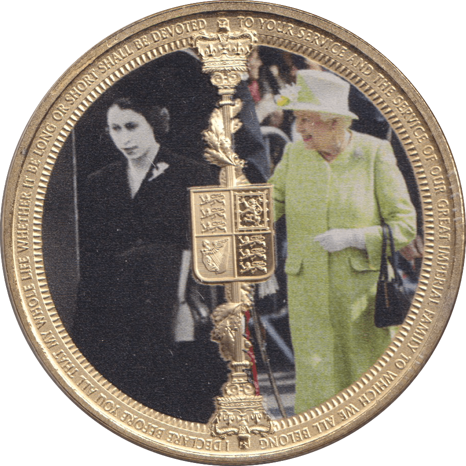 2022 CROWN GIBRALTAR - QUEEN ELIZABETH 3 - WORLD COINS - Cambridgeshire Coins