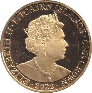 2022 CROWN PLATINUM JUBILEE QUEEN ELIZABETH II PITCAIRN ISLANDS - WORLD COINS - Cambridgeshire Coins