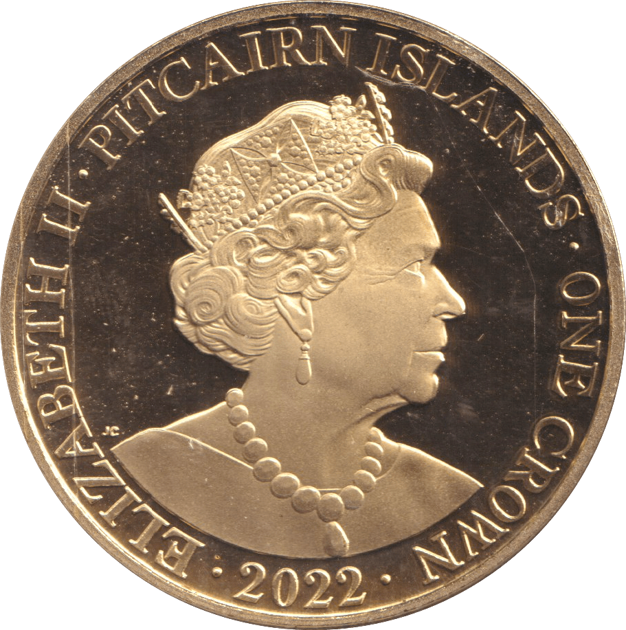 2022 CROWN PLATINUM JUBILEE QUEEN ELIZABETH II PITCAIRN ISLANDS - WORLD COINS - Cambridgeshire Coins