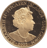 2022 CROWN PLATINUM JUBILEE QUEEN ELIZABETH II PITCAIRN ISLANDS - WORLD COINS - Cambridgeshire Coins