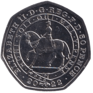 2022 FIFTY PENCE PLATINUM JUBILEE ( BU ) - 50p BU - Cambridgeshire Coins