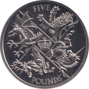 2022 FIVE POUNDS ( BU ) - SILVER PROOF - Cambridgeshire Coins