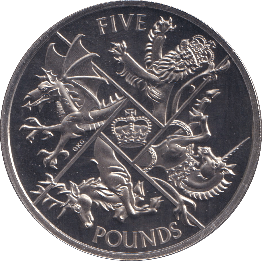 2022 FIVE POUNDS ( BU ) - SILVER PROOF - Cambridgeshire Coins