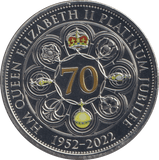 2022 FIVE POUNDS GUERNSEY PLATINUM JUBILEE - WORLD COINS - Cambridgeshire Coins