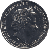 2022 FIVE POUNDS GUERNSEY PLATINUM JUBILEE - WORLD COINS - Cambridgeshire Coins