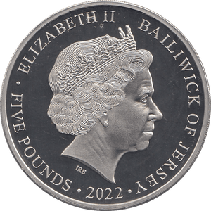 2022 FIVE POUNDS JERSEY - WORLD COINS - Cambridgeshire Coins