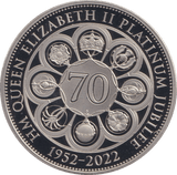 2022 FIVE POUNDS PLATINUM JUBILEE BAILIWICK OF GUERNSEY ( BU ) - WORLD COINS - Cambridgeshire Coins