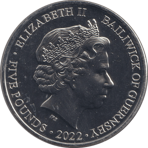 2022 FIVE POUNDS PLATINUM JUBILEE - WORLD COINS - Cambridgeshire Coins