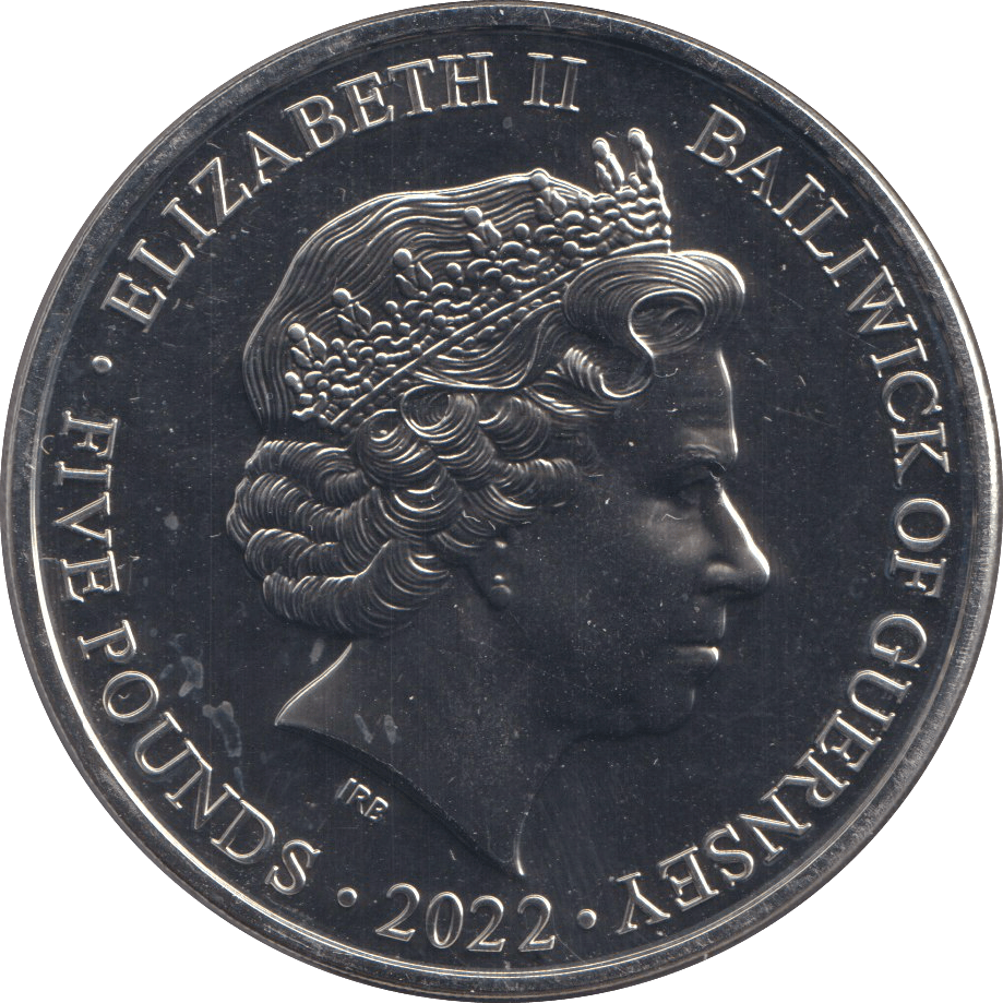 2022 FIVE POUNDS PLATINUM JUBILEE - WORLD COINS - Cambridgeshire Coins