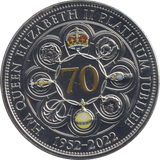 2022 FIVE POUNDS PLATINUM JUBILEE - WORLD COINS - Cambridgeshire Coins