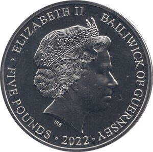 2022 FIVE POUNDS QUEEN ELIZABETH II PLATINUM JUBILEE - WORLD COINS - Cambridgeshire Coins