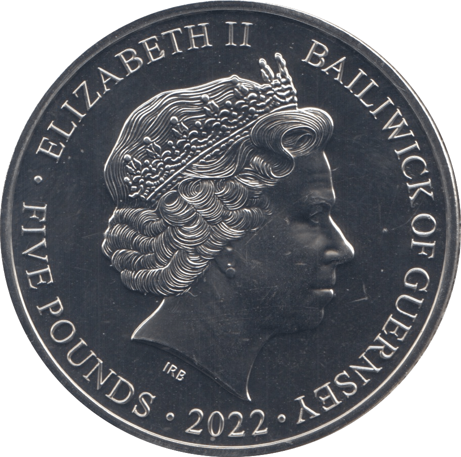 2022 FIVE POUNDS QUEEN ELIZABETH II PLATINUM JUBILEE - WORLD COINS - Cambridgeshire Coins