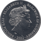 2022 FIVE POUNDS QUEEN ELIZABETH II PLATINUM JUBILEE - WORLD COINS - Cambridgeshire Coins