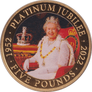 2022 FIVE POUNDS - WORLD COINS - Cambridgeshire Coins