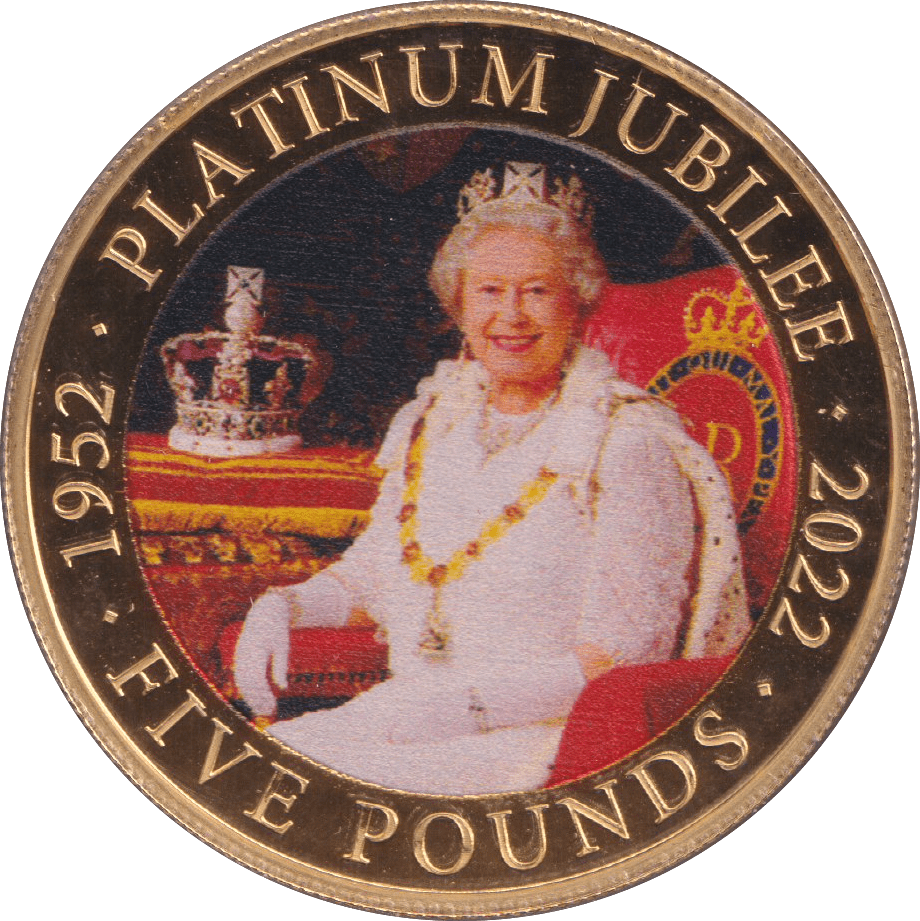 2022 FIVE POUNDS - WORLD COINS - Cambridgeshire Coins
