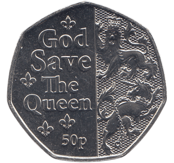 2022 GOD SAVE THE QUEEN 50P ( BU ) - WORLD COINS - Cambridgeshire Coins