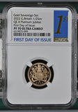 2022 GOLD HALF SOVEREIGN ( NGC ) PF 70 - NGC GOLD HALF SOVEREIGN - Cambridgeshire Coins