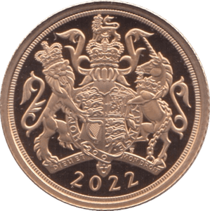 2022 GOLD HALF SOVEREIGN ( PROOF ) - HALF SOVEREIGN - Cambridgeshire Coins