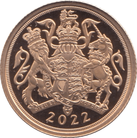 2022 GOLD HALF SOVEREIGN ( PROOF ) - HALF SOVEREIGN - Cambridgeshire Coins