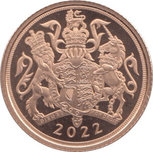 2022 GOLD HALF SOVEREIGN ( PROOF ) - HALF SOVEREIGN - Cambridgeshire Coins
