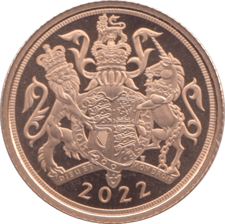 2022 GOLD HALF SOVEREIGN ( PROOF ) - HALF SOVEREIGN - Cambridgeshire Coins