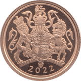 2022 GOLD HALF SOVEREIGN ( PROOF ) - HALF SOVEREIGN - Cambridgeshire Coins