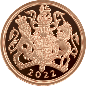2022 GOLD MEMORIAL PROOF HALF SOVEREIGN BOXED - GOLD PROOF HALF SOVEREIGNS - Cambridgeshire Coins