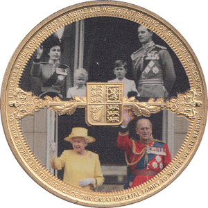 2022 GOLD PLATED CROWN ( PROOF ) - WORLD COINS - Cambridgeshire Coins