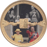 2022 GOLD PLATED CROWN ( PROOF ) - WORLD COINS - Cambridgeshire Coins
