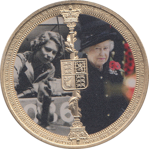 2022 GOLD PLATED CROWN ( PROOF ) - WORLD COINS - Cambridgeshire Coins