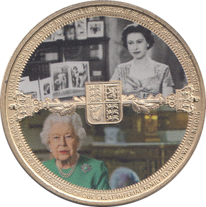 2022 GOLD PLATED CROWN ( PROOF ) - WORLD COINS - Cambridgeshire Coins