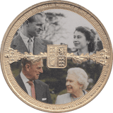 2022 GOLD PLATED CROWN ( PROOF ) - WORLD COINS - Cambridgeshire Coins