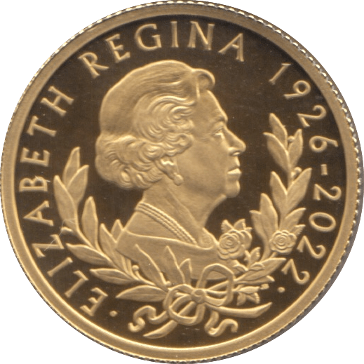 2022 GOLD PROOF 1/4 OUNCE QUEEN ELIZABETH MEMORIAL - GOLD BRITANNIAS - Cambridgeshire Coins
