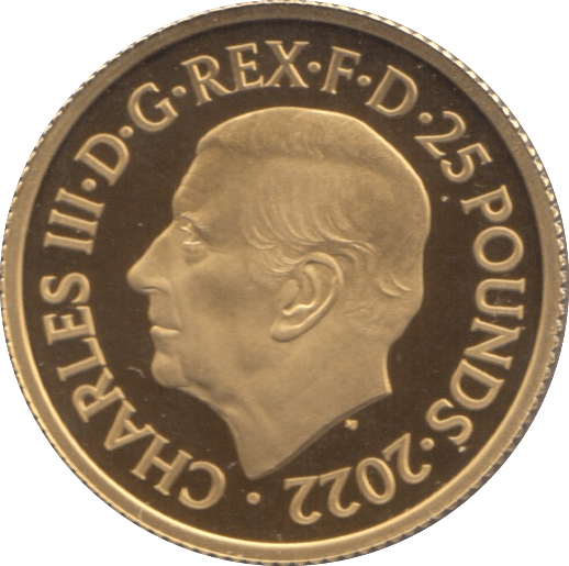 2022 GOLD PROOF 1/4 OUNCE QUEEN ELIZABETH MEMORIAL - GOLD BRITANNIAS - Cambridgeshire Coins
