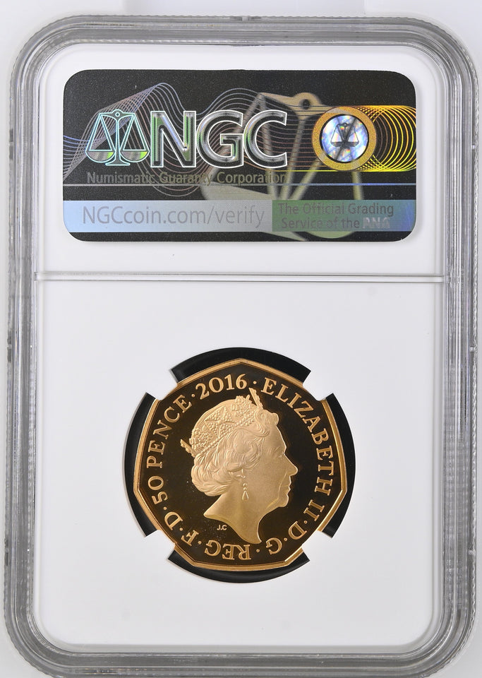 2022 GOLD PROOF 50P BEATRIX POTTER 150TH ANNIVERSARY ULTRA CAMEO PF 69 - NGC GOLD 50P - Cambridgeshire Coins