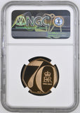 2022 GOLD PROOF 50P PLATINUM JUBILEE CORONATION OBSERVE ULTRA CAMEO PF 69 - NGC GOLD 50P - Cambridgeshire Coins