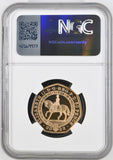 2022 GOLD PROOF 50P QE II PLATINUM JUBILEE CORONATION OBVERSE NGC PF69 ULTRA CAMEO - NGC GOLD 50P - Cambridgeshire Coins