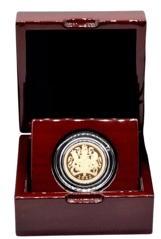 2022 GOLD PROOF SOVEREIGN BOXED - GOLD PROOF SOVEREIGNS - Cambridgeshire Coins