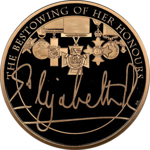 2022 GOLD PROOF THE QUEENS REIGN FOUNTAIN OF HONOUR £5 (NGC) PF69 ULTRA CAMEO - NGC GOLD COINS - Cambridgeshire Coins